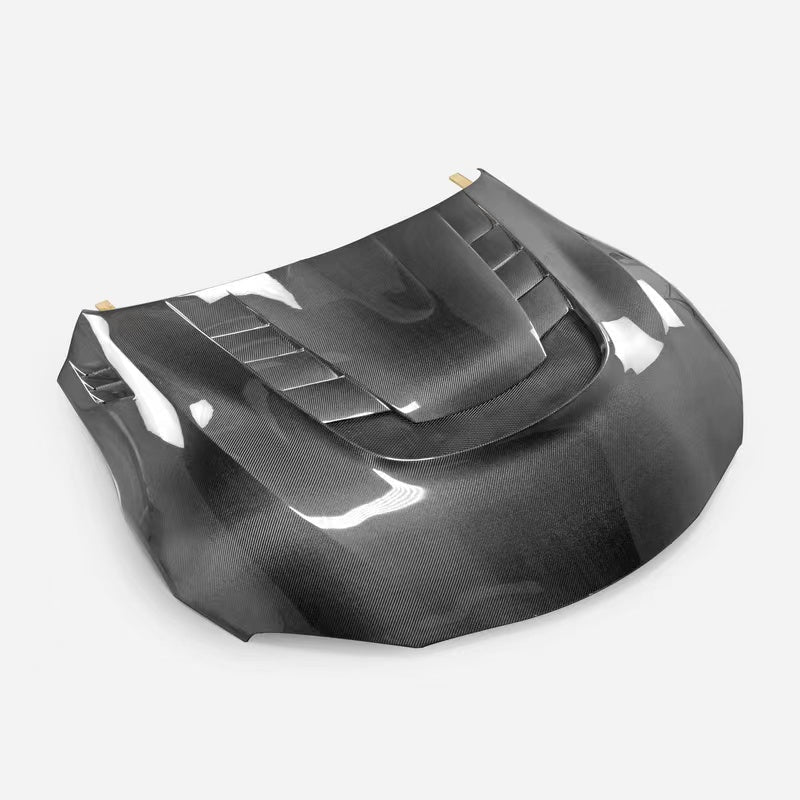 JDMuscle Tanso Carbon Fiber Hood VS Style  - 2020+ Toyota Supra GR A90/A91 - View 5