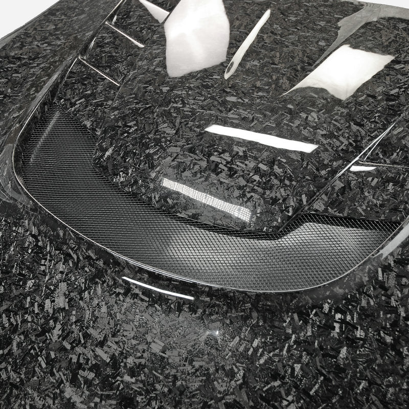 JDMuscle Tanso Carbon Fiber Hood VS Style  - 2020+ Toyota Supra GR A90/A91 - View 7