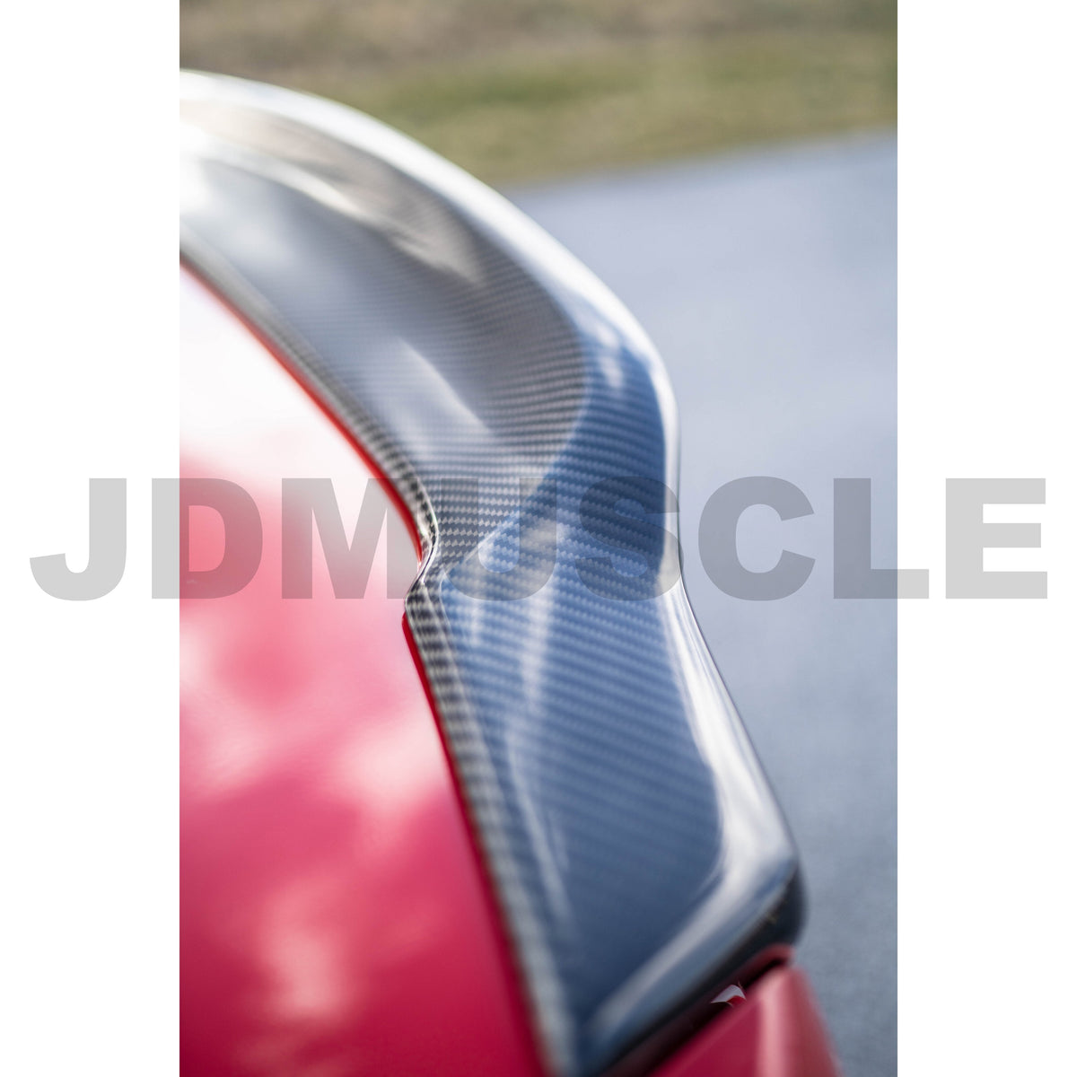 JDMuscle [15-21 WRX/STI] Vacuum-Fused Carbon Fiber Trunk Duck Bill V3 - View 4
