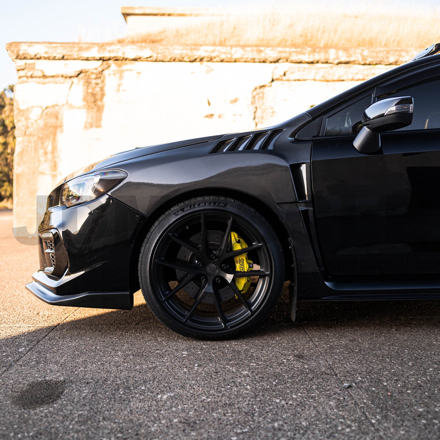 JDMuscle [15-21 WRX/STI] V1 Vented Carbon Fiber Fenders