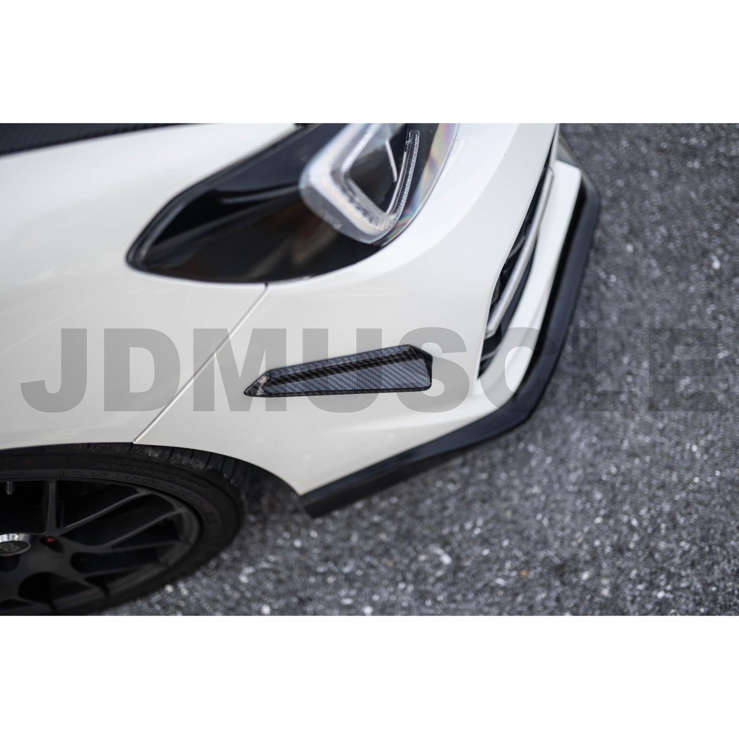 JDMuscle [15-21 WRX/STI] Carbon Fiber/ABS Canards V1 *CLEARANCE*NO RETURNS*