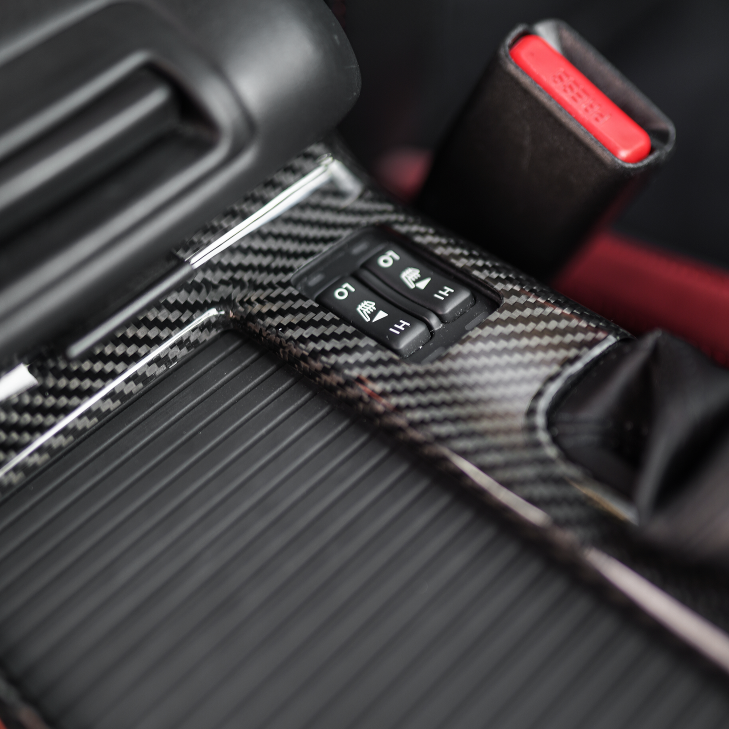 JDMuscle [15-21 STI] Pre-preg Carbon Fiber Cup Holder Cover