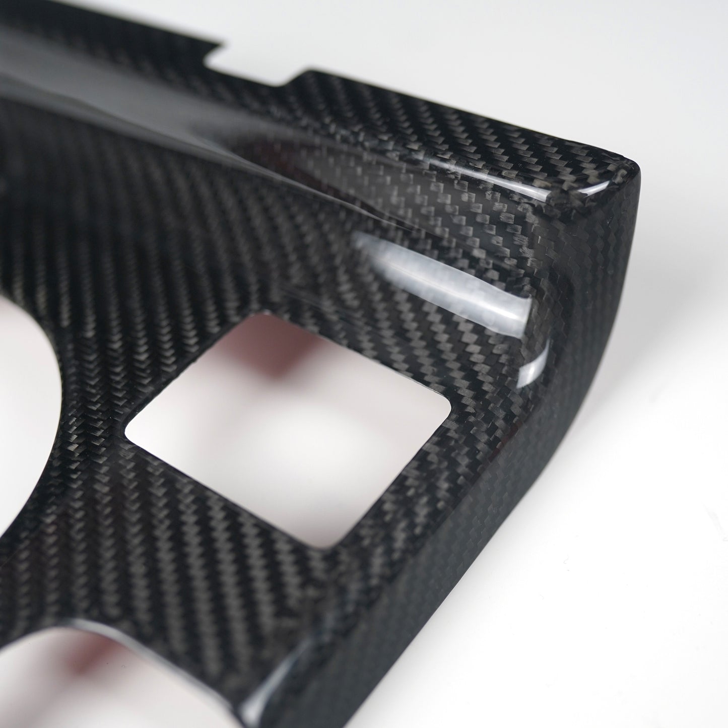 JDMuscle [15-21 WRX] Tanso Pre-preg Carbon Fiber Cup Holder Cover