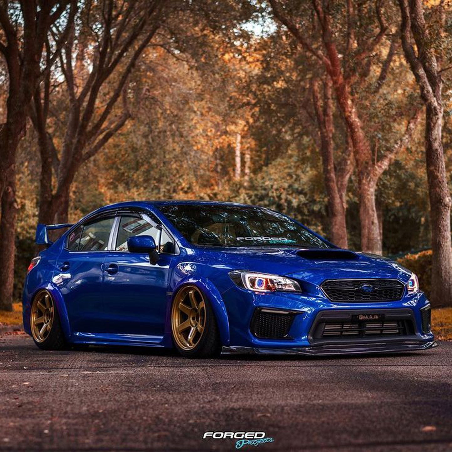 JDMuscle [18-21 WRX/STI] VR Style Carbon Fiber Front Lip
