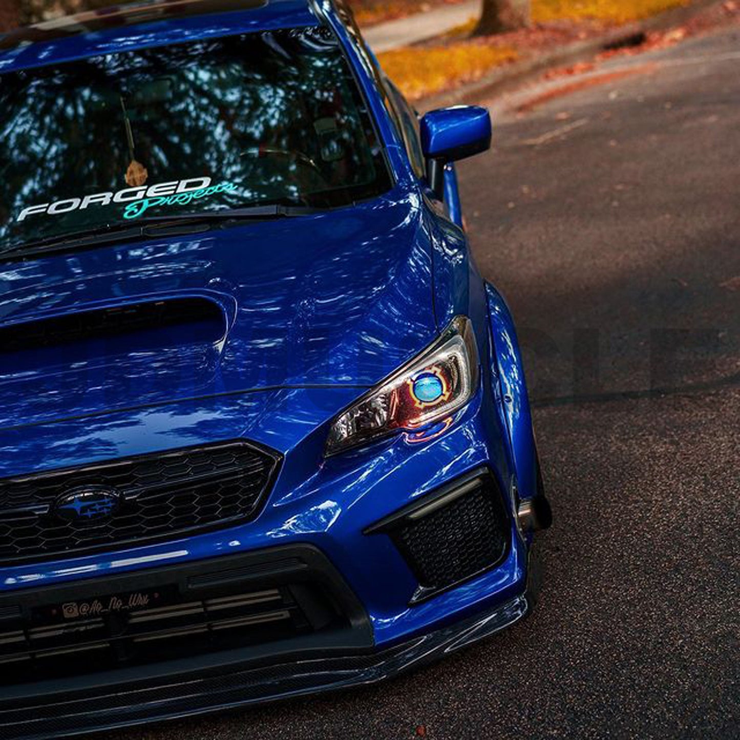 JDMuscle [18-21 WRX/STI] VR Style Carbon Fiber Front Lip