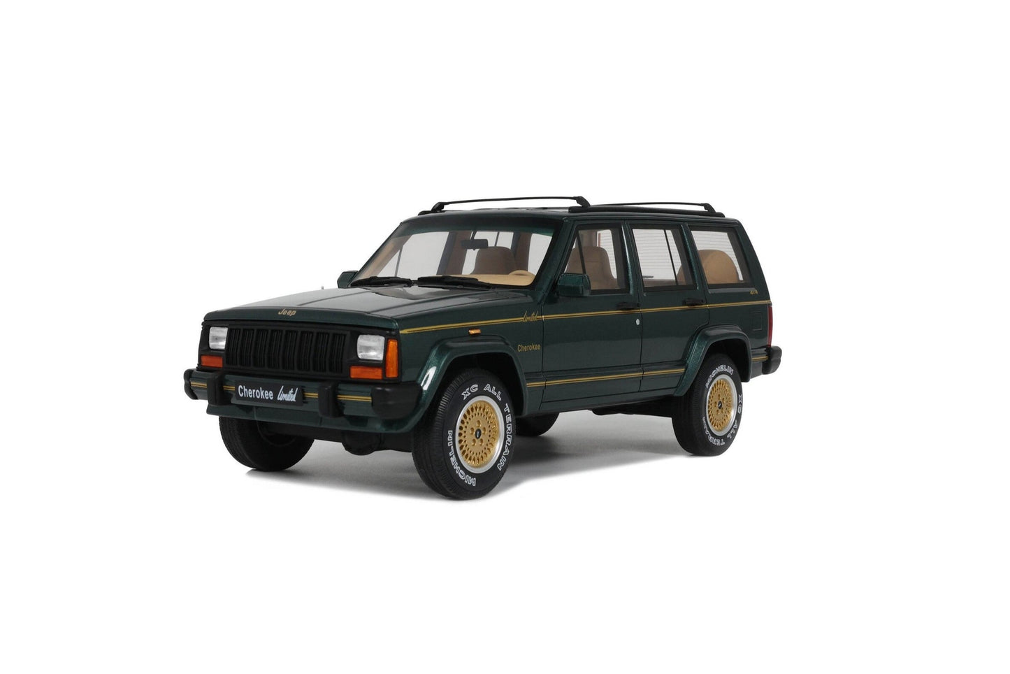 Otto 1995 Jeep Cherokee XJ Limited Hunter Green Metallic 1:18