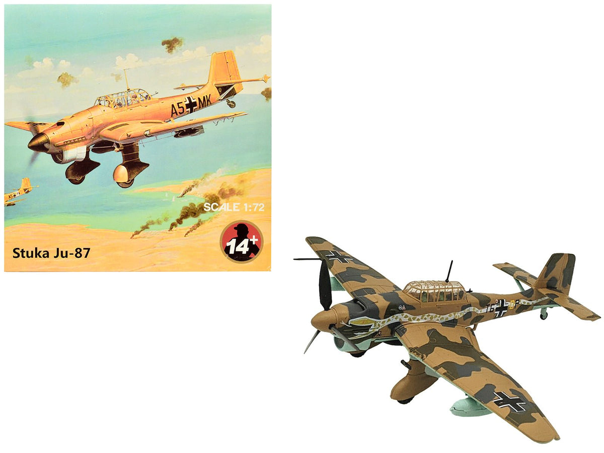 Rapid Vehicles Junkers Ju 87R Trop Stuka Bomber Aircraft "Immelmann 6./StG 2 Libya" (1941) German...