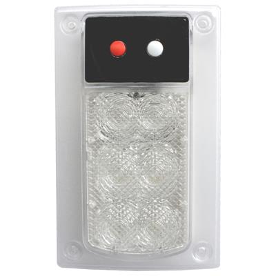 J.W. Speaker 417-12V Red/White LED Dome Lamp DT04-3P - 0442261