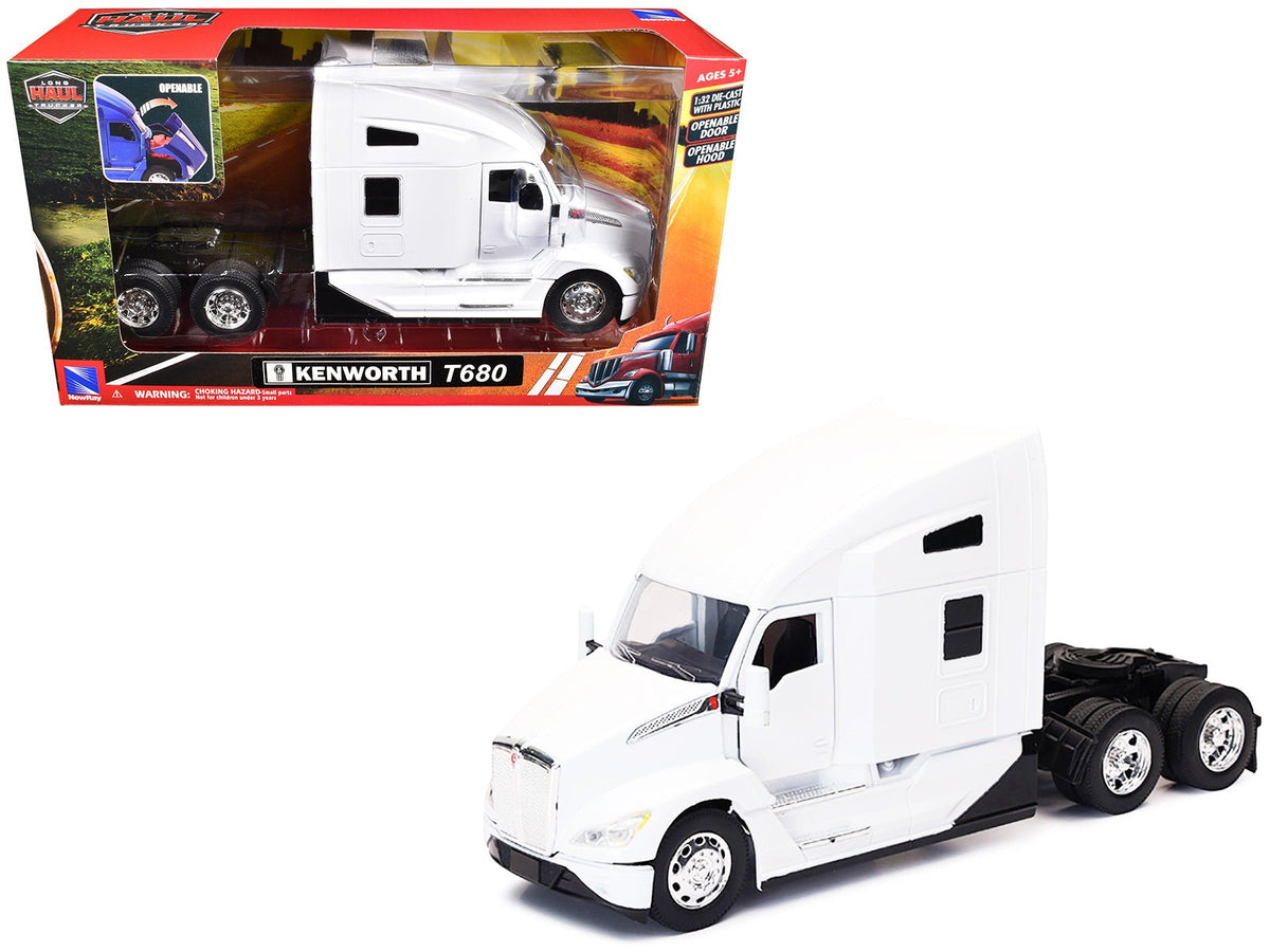 Rapid Vehicles Kenworth T680 Truck Tractor White "Long Haul Truckers" Series 1/32 Diecast Model...