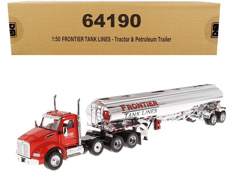 Rapid Vehicles Kenworth T880 SBFA Tandem Day Cab Truck with Pusher Axle and Heil FD9300/DT-C4...