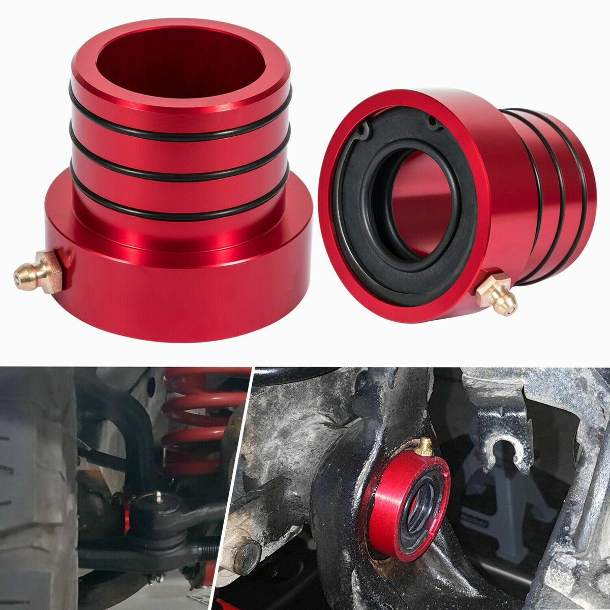 Bull Boost Performance MG21103 Dana 30/44 Front Axle Tube Seal Pair Fit For Jeep Cherokee...