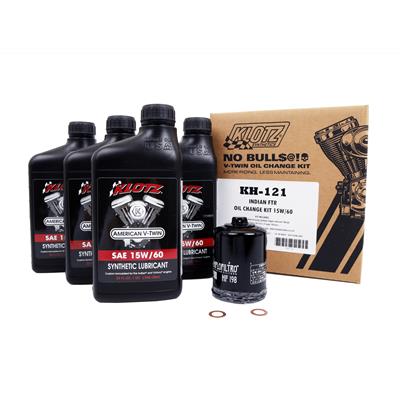 Klotz Synthetic Basic V-Twin Oil Service Kits - KH121