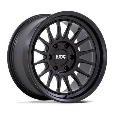 KMC KM447 Impact Forged Monoblock Satin Black Wheels - S1861