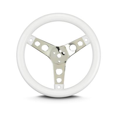 Lecarra Covico Classic 3-Hole Stainless 3-Spoke Steering Wheels - CVA101A04WH