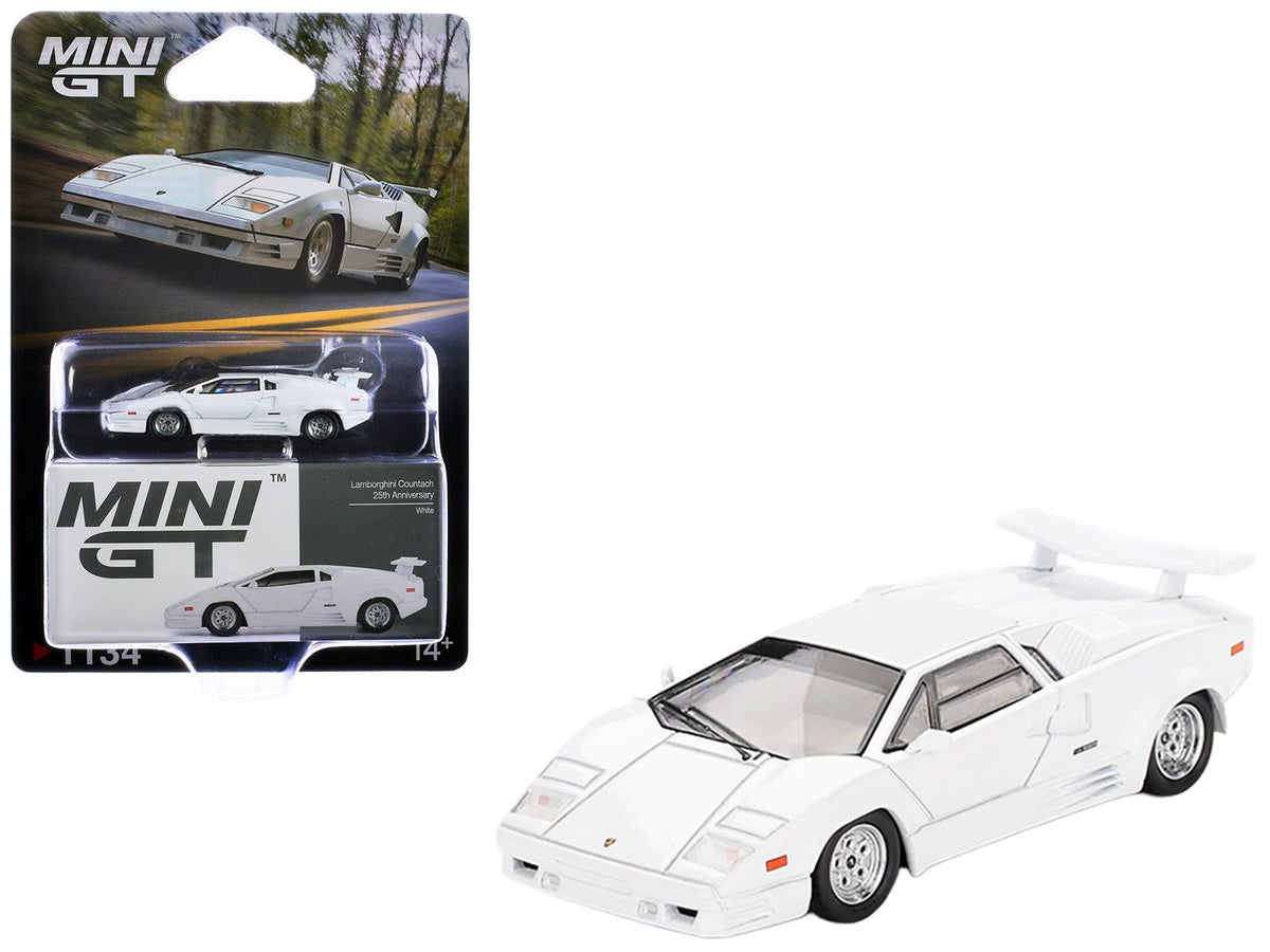 Rapid Vehicles Lamborghini Countach "25th Anniversary" White Limited Edition 1/64 Diecast Model...