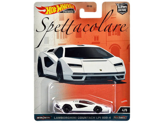 Rapid Vehicles Lamborghini Countach LPI 800-4 White "Spettacolare" Series Diecast Model Car by...