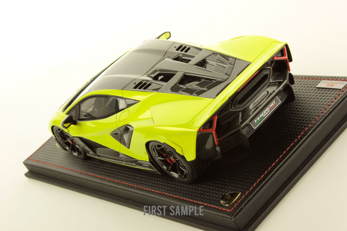 STM Diecast MR Models 2025 Lamborghini Fenomeno Giallo Crius (Yellow/Black) WITH DISPLAY 1:18 -...