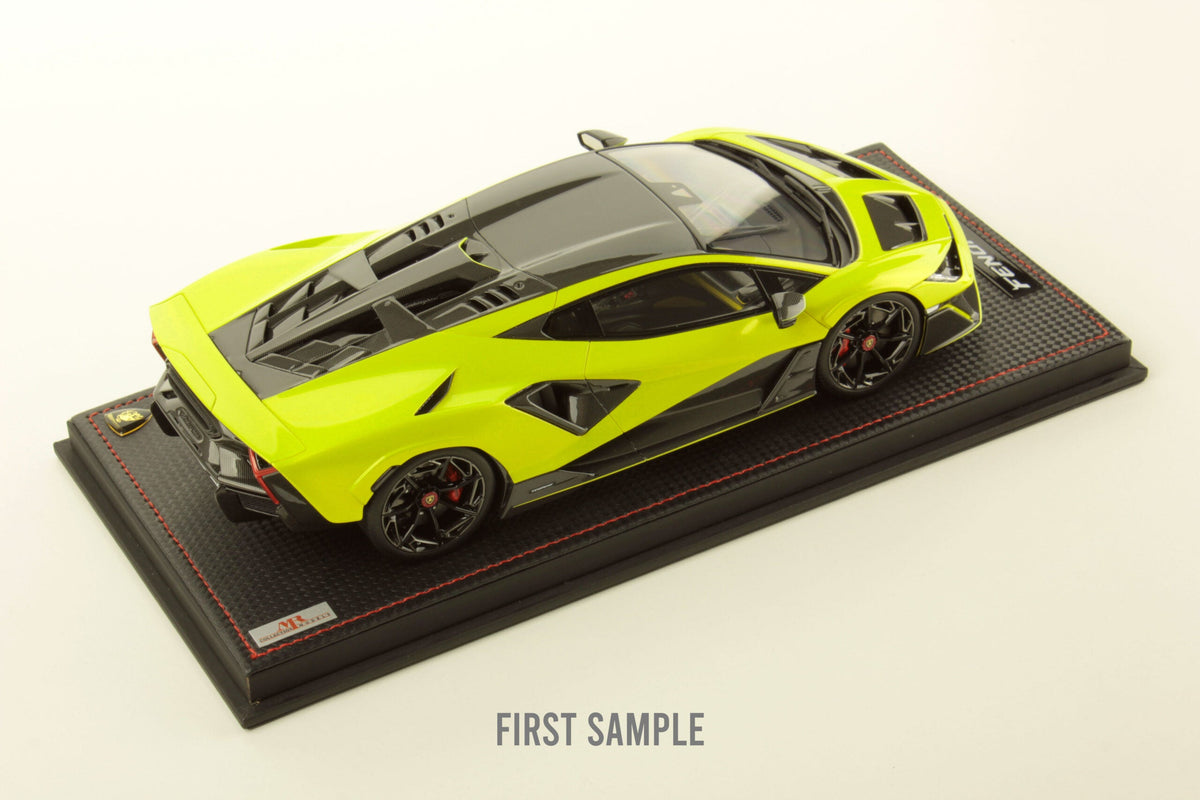 STM Diecast MR Models 2025 Lamborghini Fenomeno Giallo Crius (Yellow/Black) WITH DISPLAY 1:18 -...