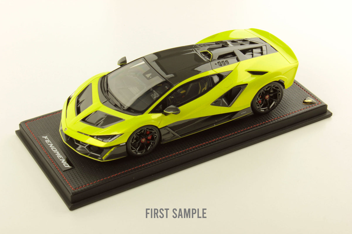 STM Diecast MR Models 2025 Lamborghini Fenomeno Giallo Crius (Yellow/Black) WITH DISPLAY 1:18