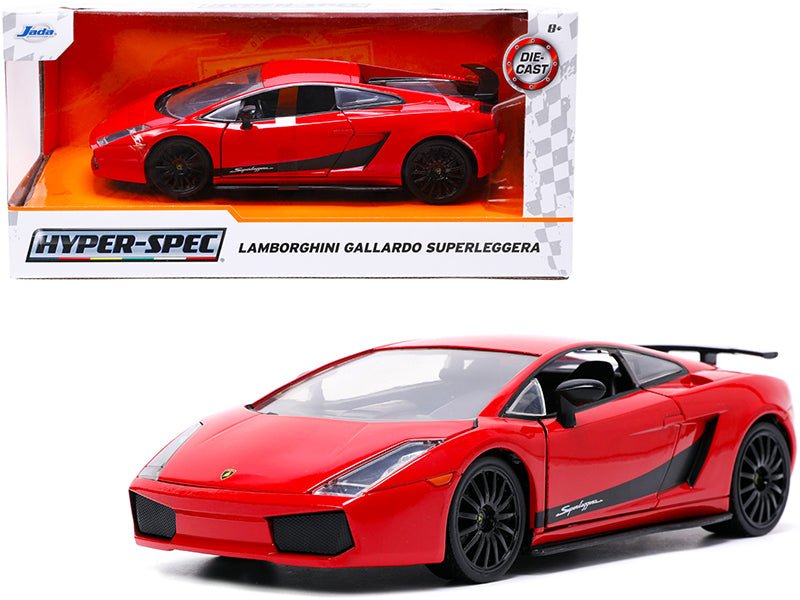 Rapid Vehicles Lamborghini Gallardo Superleggera Red with Black Stripes "Hyper-Spec" Series 1/24...