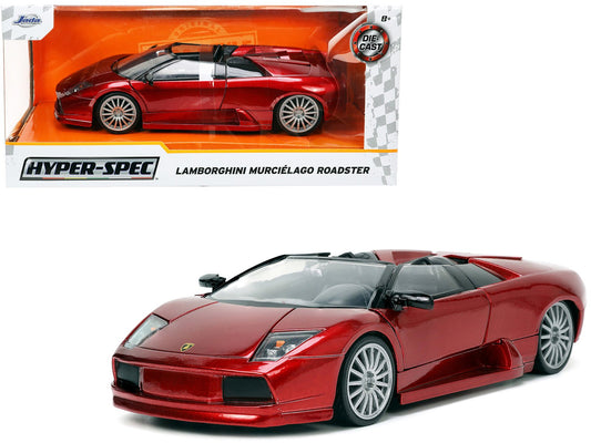 Rapid Vehicles Lamborghini Murcielago Roadster Red Metallic "Hyper-Spec" Series 1/24 Diecast...
