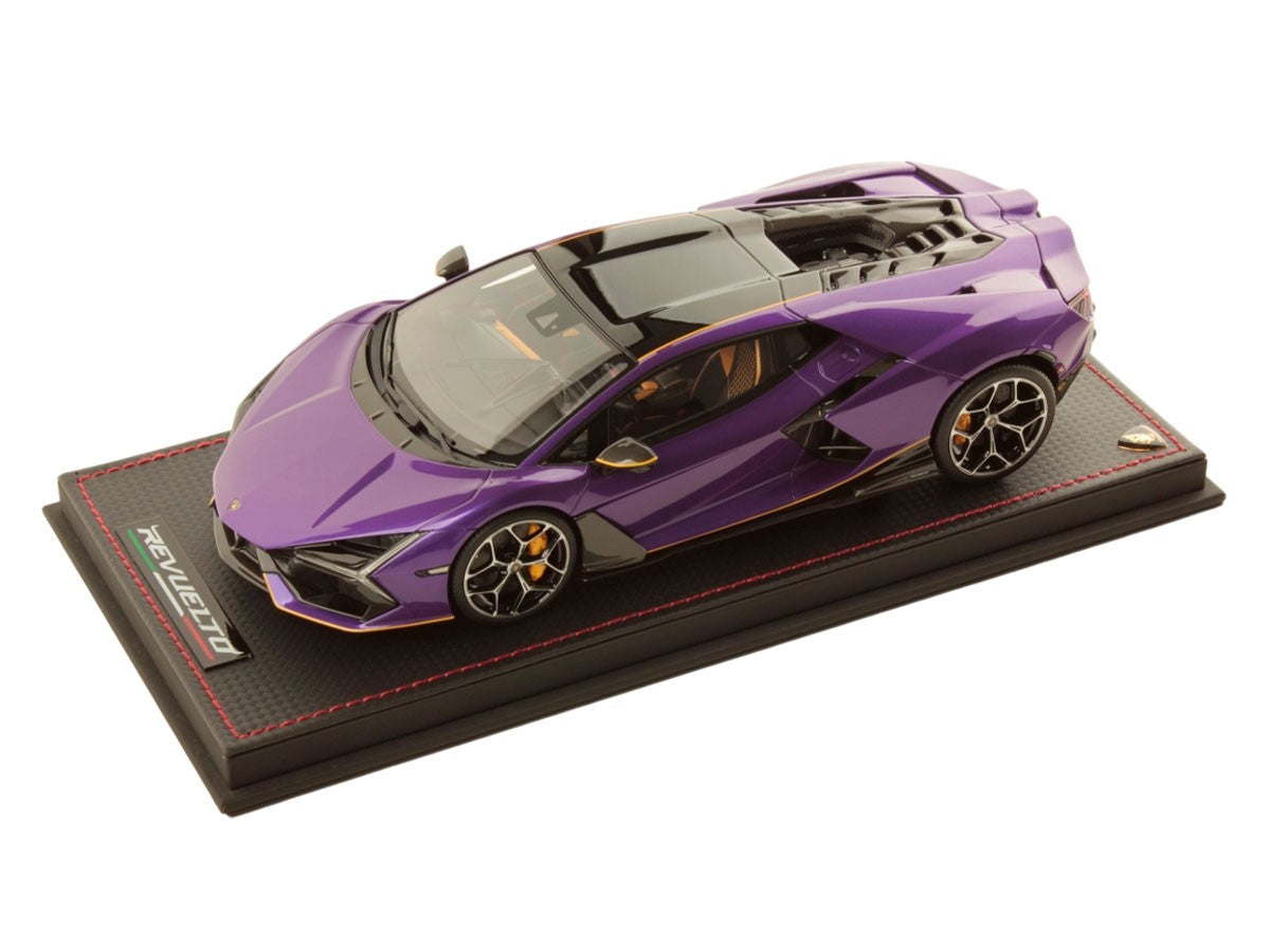 MR Models 2024 Lamborghini Revuelto Viola Pasifae (Purple) 1:18 WITH DISPLAY