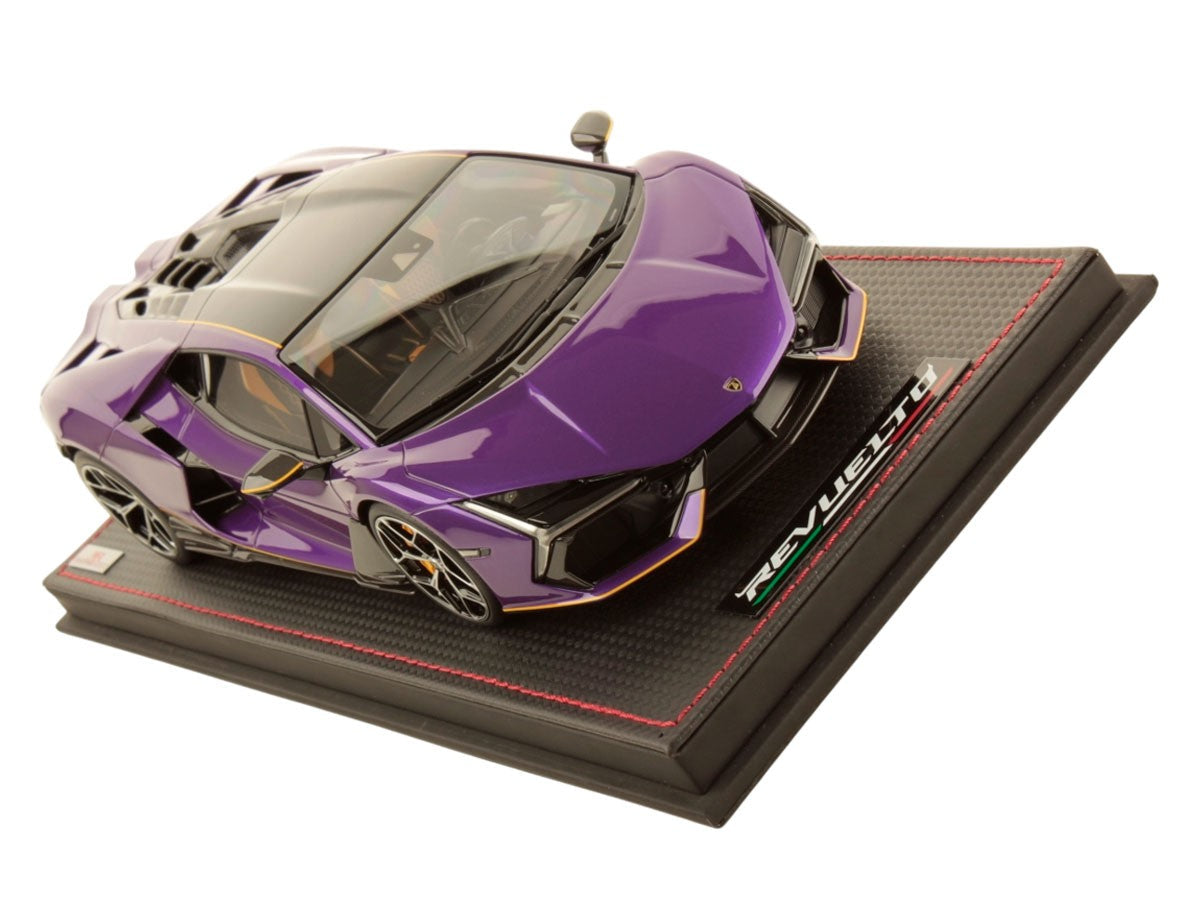 MR Models 2024 Lamborghini Revuelto Viola Pasifae (Purple) 1:18 WITH DISPLAY