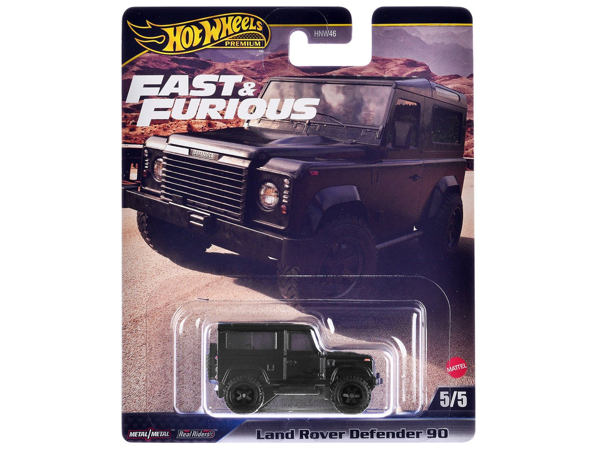 Rapid Vehicles Land Rover Defender 90 Black "F9" (2021) Movie "Fast & Furious" Series Diecast...