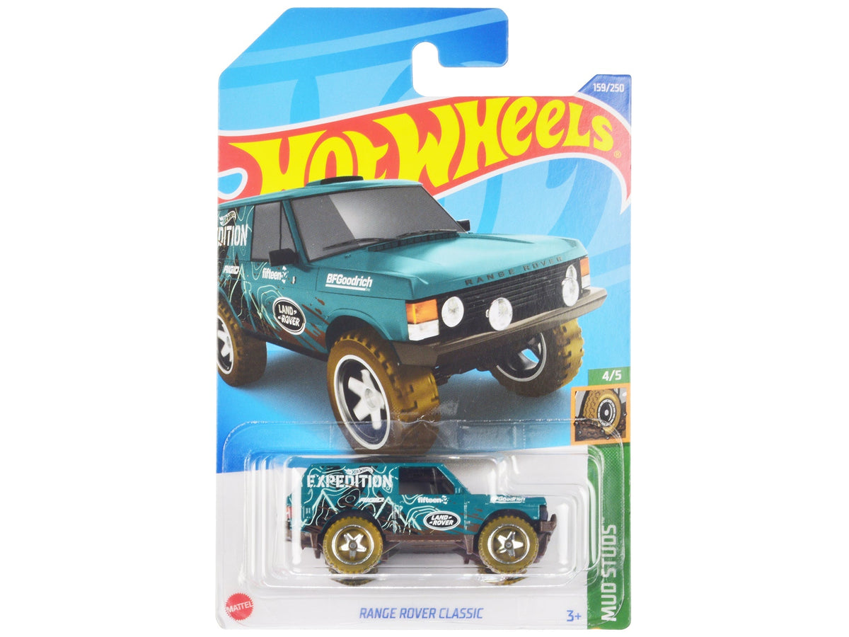 Rapid Vehicles Land Rover Range Rover Classic Teal with White Graphics "Hot Wheels Expedition"...