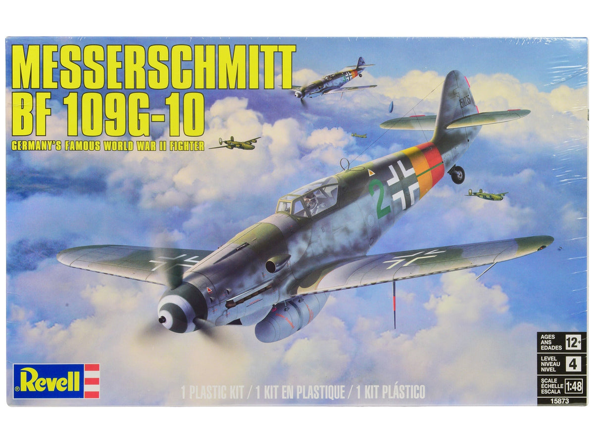 Rapid Vehicles Level 4 Model Kit Messerschmitt Bf 109G-10 Fighter Aircraft "Germany's Famous...