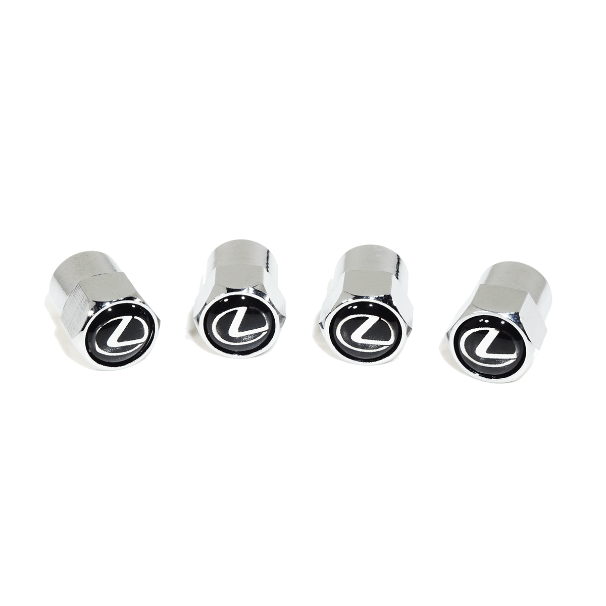 Chrome Valve Stem Tire Caps, Style: Lexus