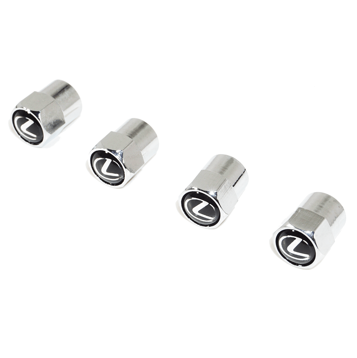 Chrome Valve Stem Tire Caps, Style: Lexus
