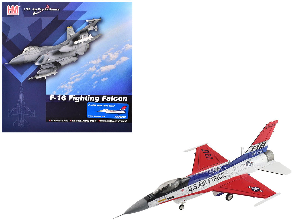 Rapid Vehicles Lockheed F-16CM Fighting Falcon Fighter Aircraft "91-0395 Viper Demo Shaw Air...