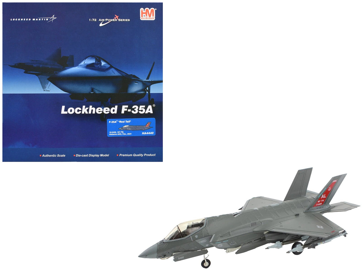 Rapid Vehicles Lockheed Martin F-35A Lightning II Aircraft "Red Tail 187th Fighter Wing Alabama...