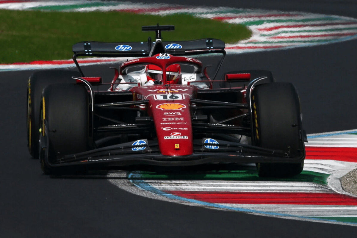 STM Diecast Looksmart Ferrari F1 SF-25 Team Scuderia #16 Italy Monza GP 2025 (LeClerc) Red 1:18
