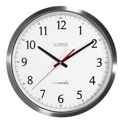 La Crosse Technology 14 in. UltrAtomic Analog Wall Clocks - 4041235UAPL