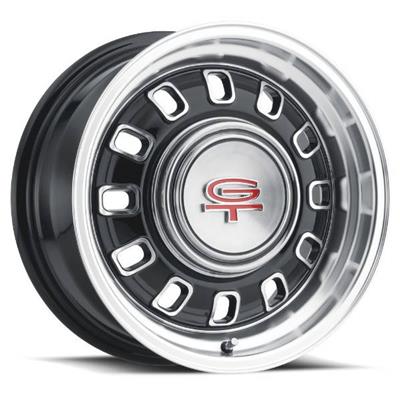Legendary Wheels 12-Slot Black Machined Wheels - LW6050754A
