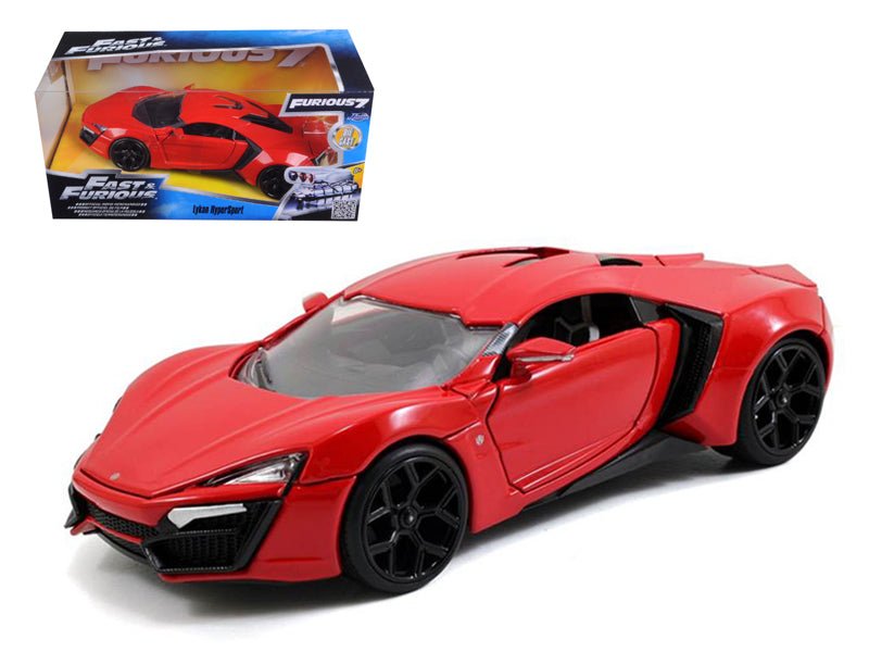 Rapid Vehicles Lykan Hypersport Red "Fast & Furious 7" (2015) Movie 1/24 Diecast Model Car by...