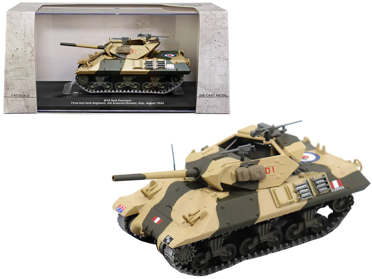 Rapid Vehicles M10 Tank Destroyer D1 #77 "U.S.A. 72nd Anti-Tank Regiment 6th Armored Division...