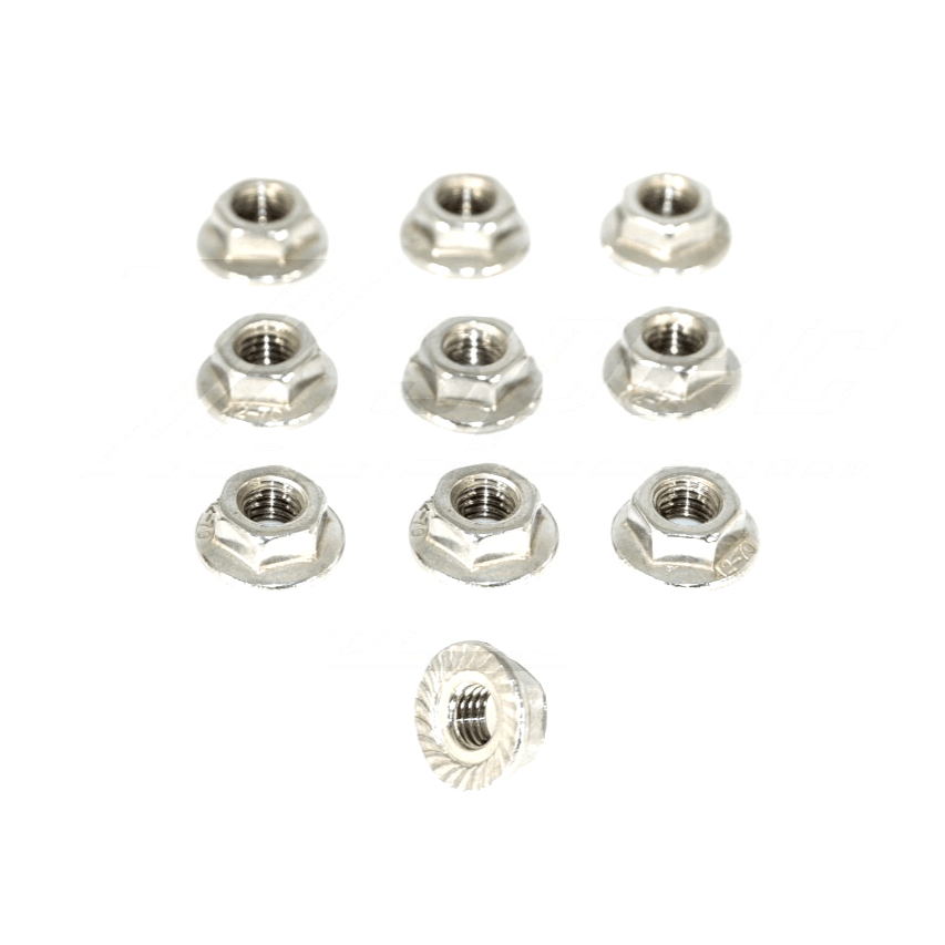 ZSPEC M5 Metric Flare Nuts, SUS304 Stainless Steel, 10-Pack
