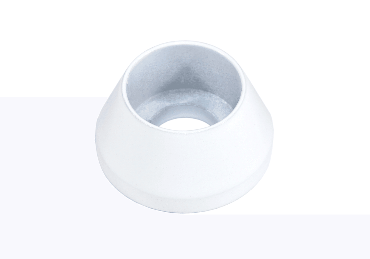 ZSPEC M6 Angled Cup Finish Washers for SHSC Socket-Cap Fasteners, Billet, 10-Pack