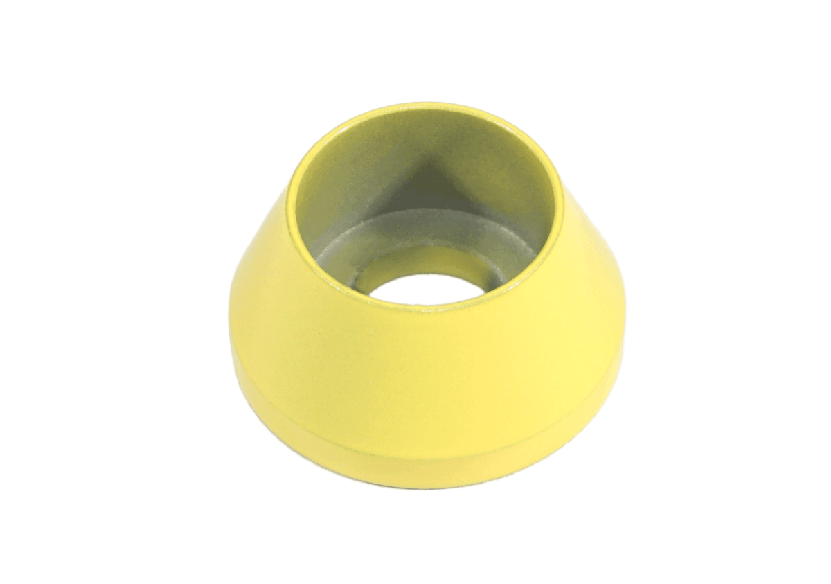 ZSPEC M6 Angled Cup Finish Washers for SHSC Socket-Cap Fasteners, Billet, 10-Pack