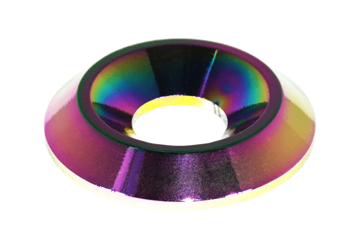 ZSPEC M6 Billet Dress Up Fender-Finish Washers for FHSC Fasteners, Billet, 10-Pack