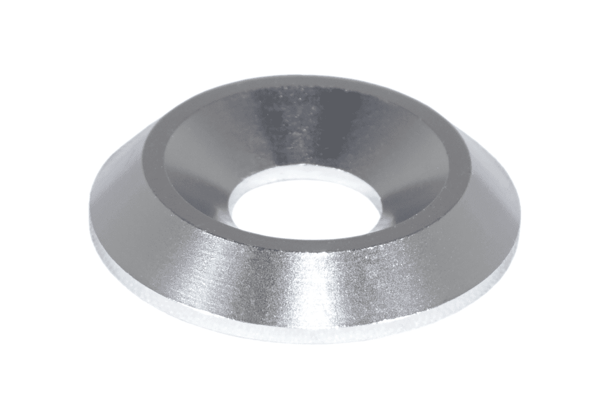 ZSPEC M6 Billet Dress Up Fender-Finish Washers for FHSC Fasteners, Billet, 10-Pack