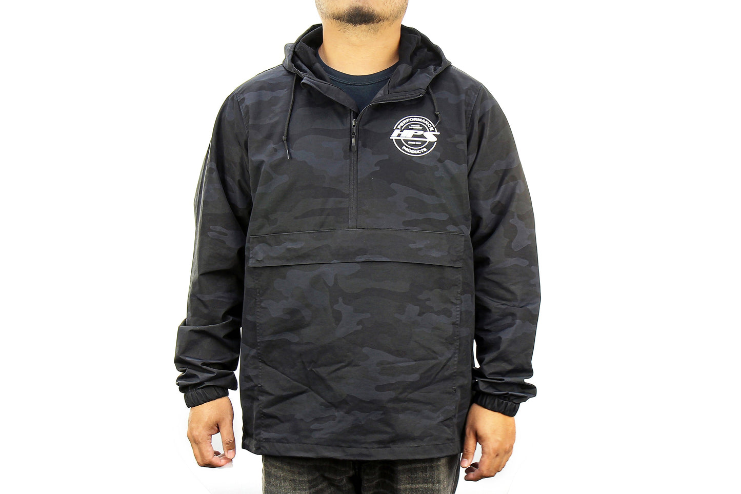 HPS Performance Products Black Camo Anorak Jacket