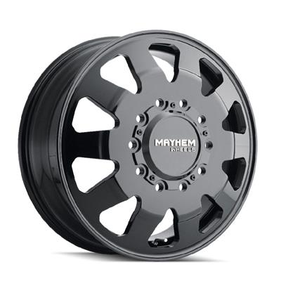 Mayhem Challenger Dually 8181 Gloss Black Wheels - 818122820B