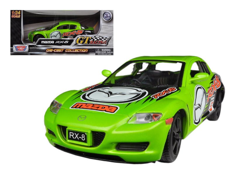 Rapid Vehicles Mazda RX-8 #5 Green "GT Racing" Series 1/24 Diecast Model Car by Motormax  free...
