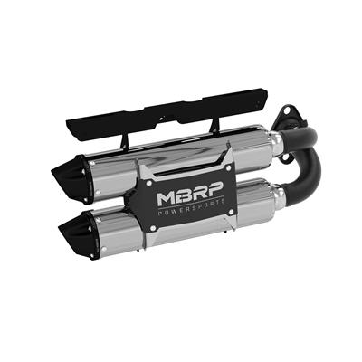MBRP PowerTech4 Dual Slip-On Mufflers - AT9522PT