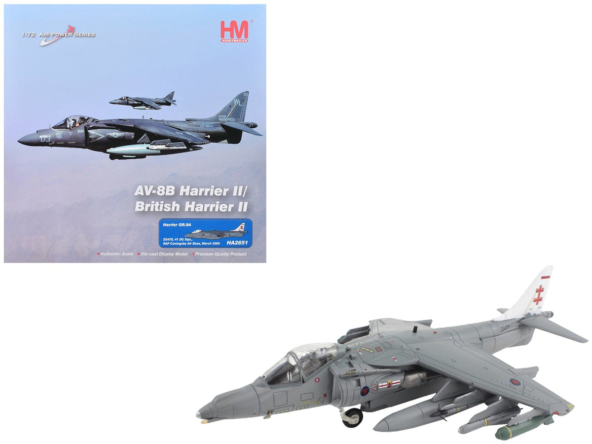Rapid Vehicles McDonnell Douglas AV-8B/British Harrier II GR.9A Aircraft "41 (R) Squadron RAF...