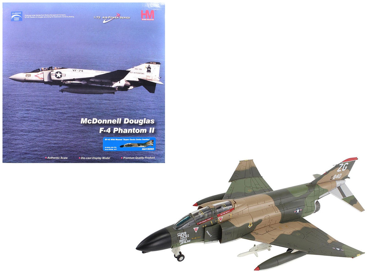 Rapid Vehicles McDonnell Douglas EF-4C Wild Weasel Fighter-Bomber Aircraft "64-0840 67th TFS...